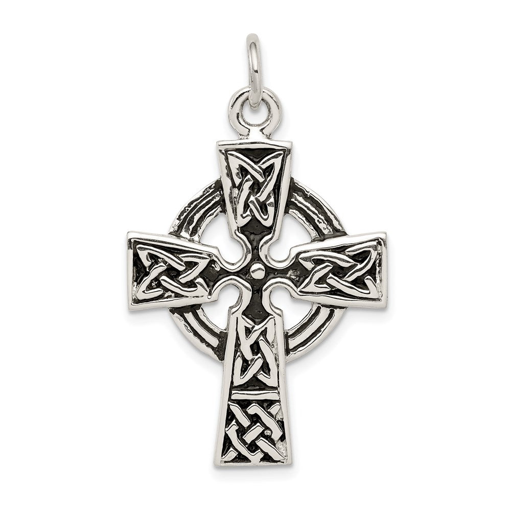 Solid;Polished;Flat back;Antique finish;Sterling silver