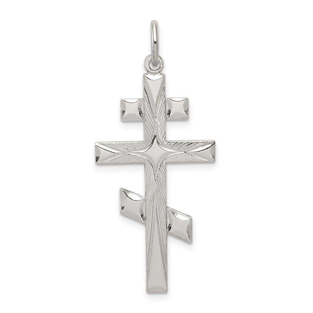 Solid;Polished;Die struck;Flat back;Sterling silver;Textured