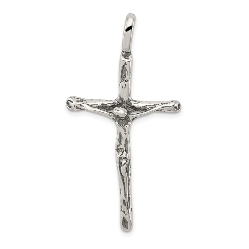 Casted;Polished;Antique finish;Sterling silver