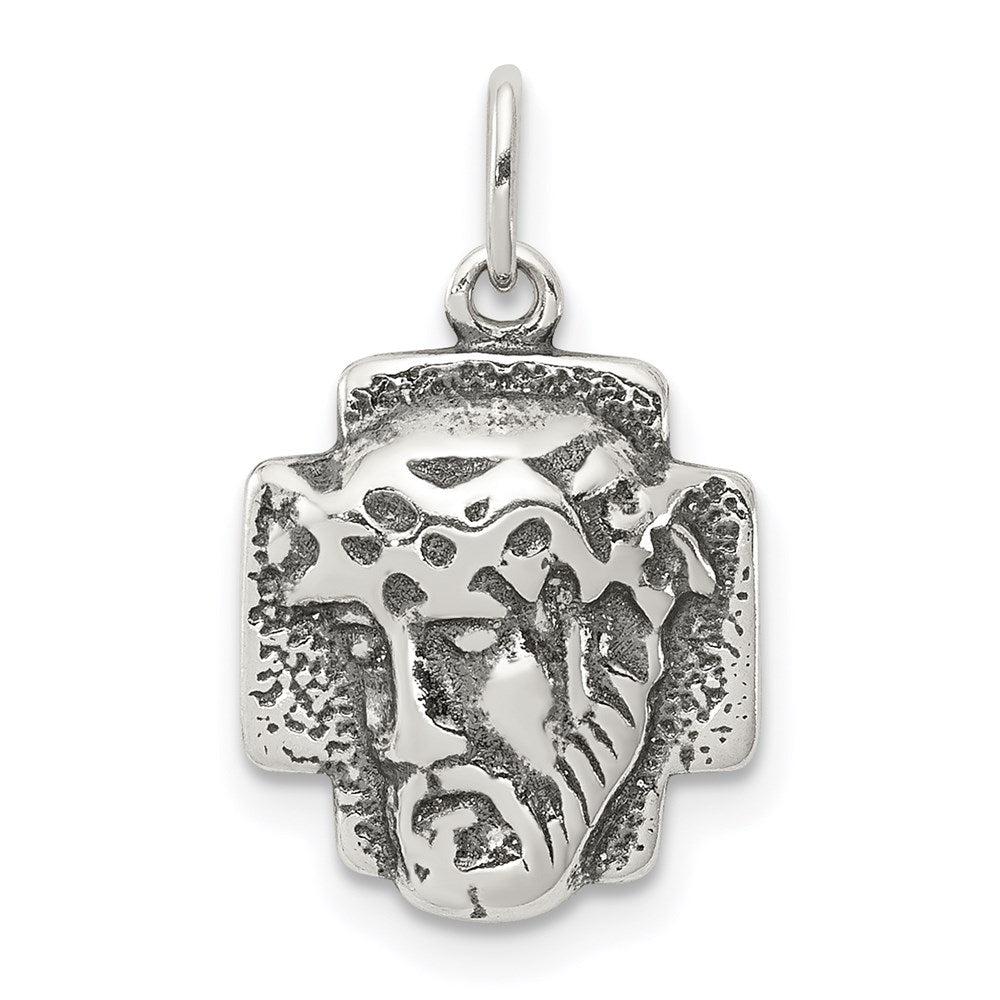 Solid;Polished;Hollow;Antique finish;Polished back;Sterling silver;Not engraveable