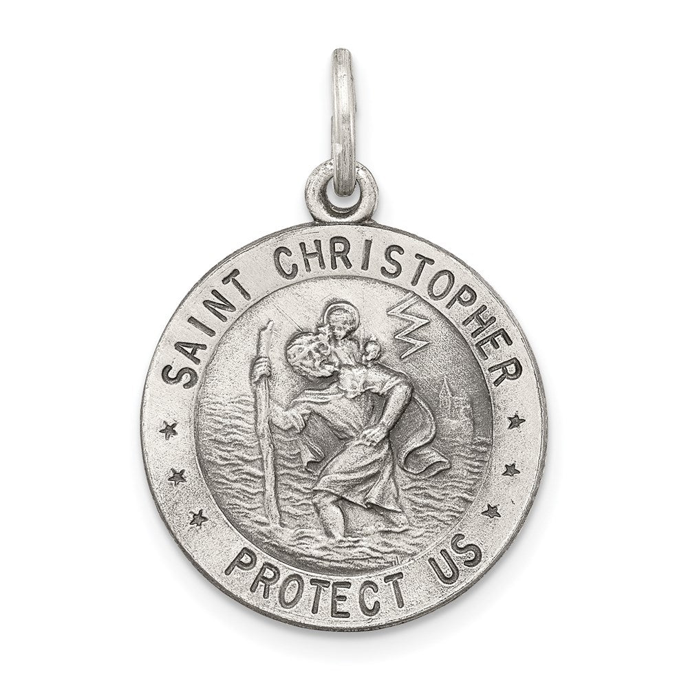 Solid;Die struck;Engravable;Antique finish;Sterling silver;Polished & satin