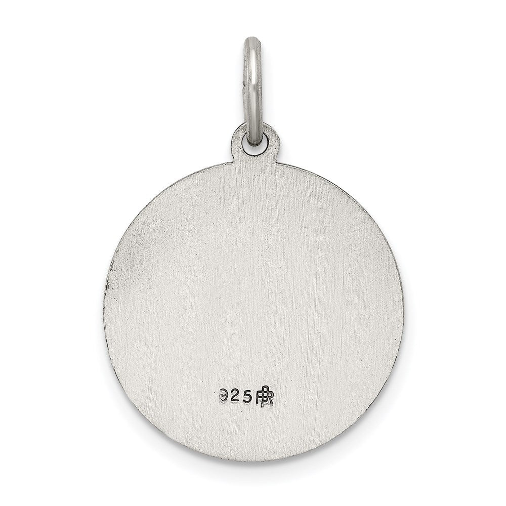 Sterling Silver Antiqued Saint Joseph Medal