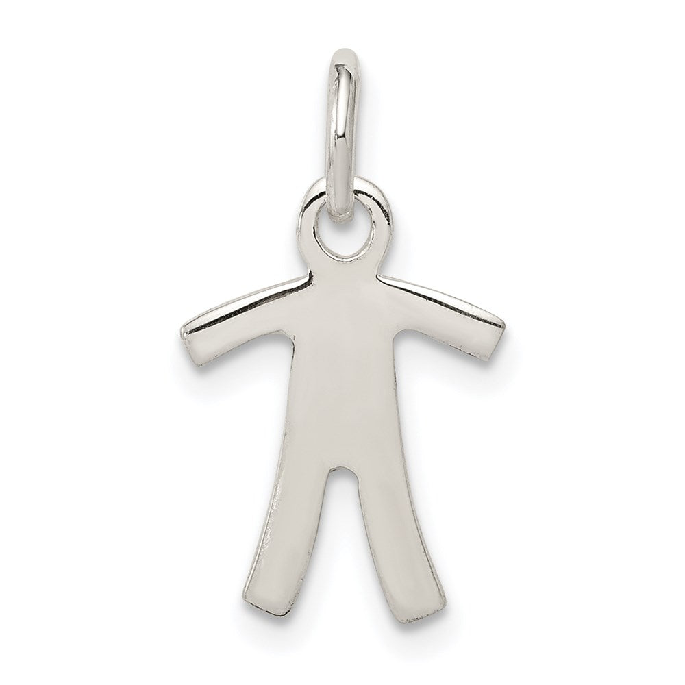 Solid;Polished;Sterling silver;Not engraveable