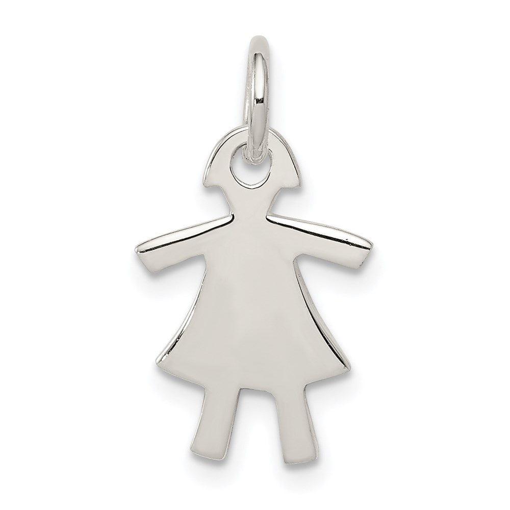Solid;Polished;Sterling silver;Not engraveable