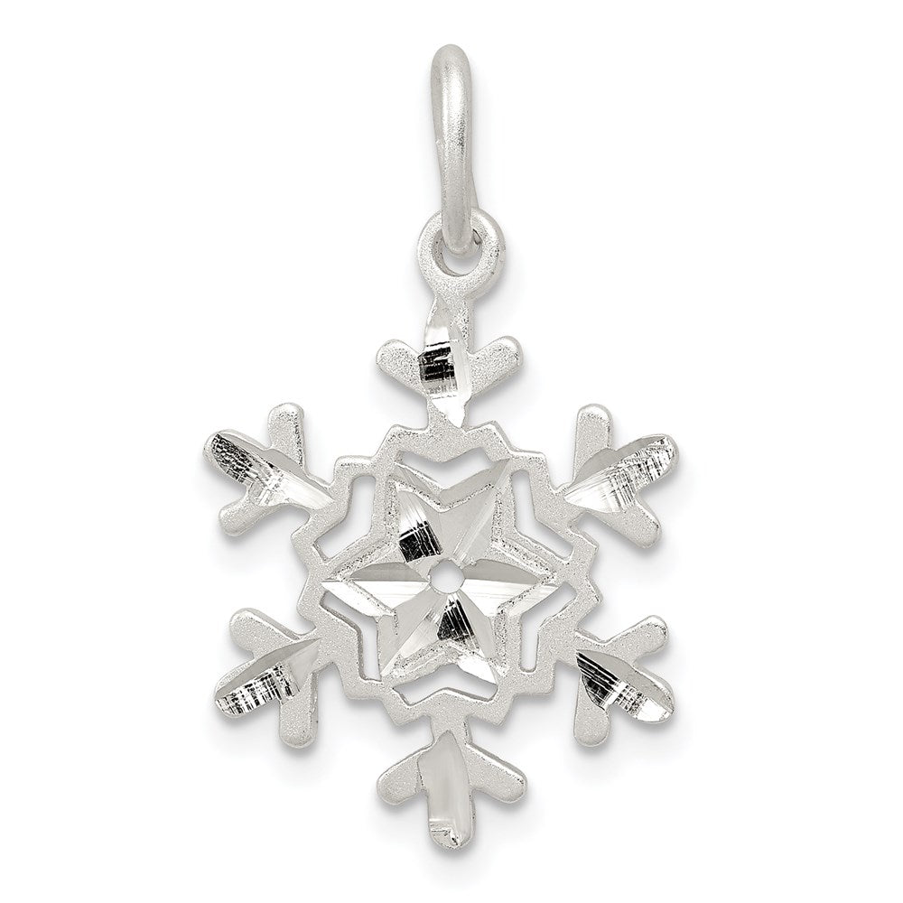 Diamond-cut;Polished;Sterling silver;Textured back