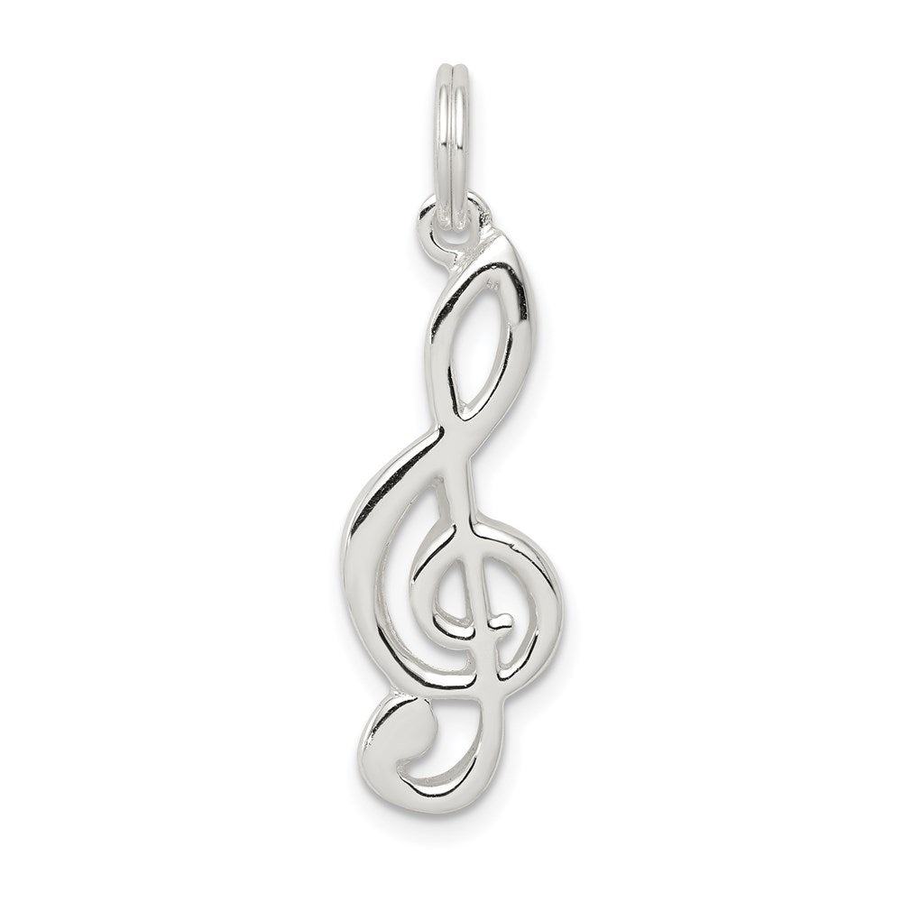 Casted;Polished;Flat back;Sterling silver