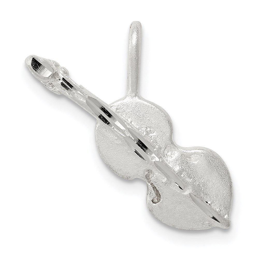 Casted;Diamond-cut;Satin;Sterling silver;Textured back