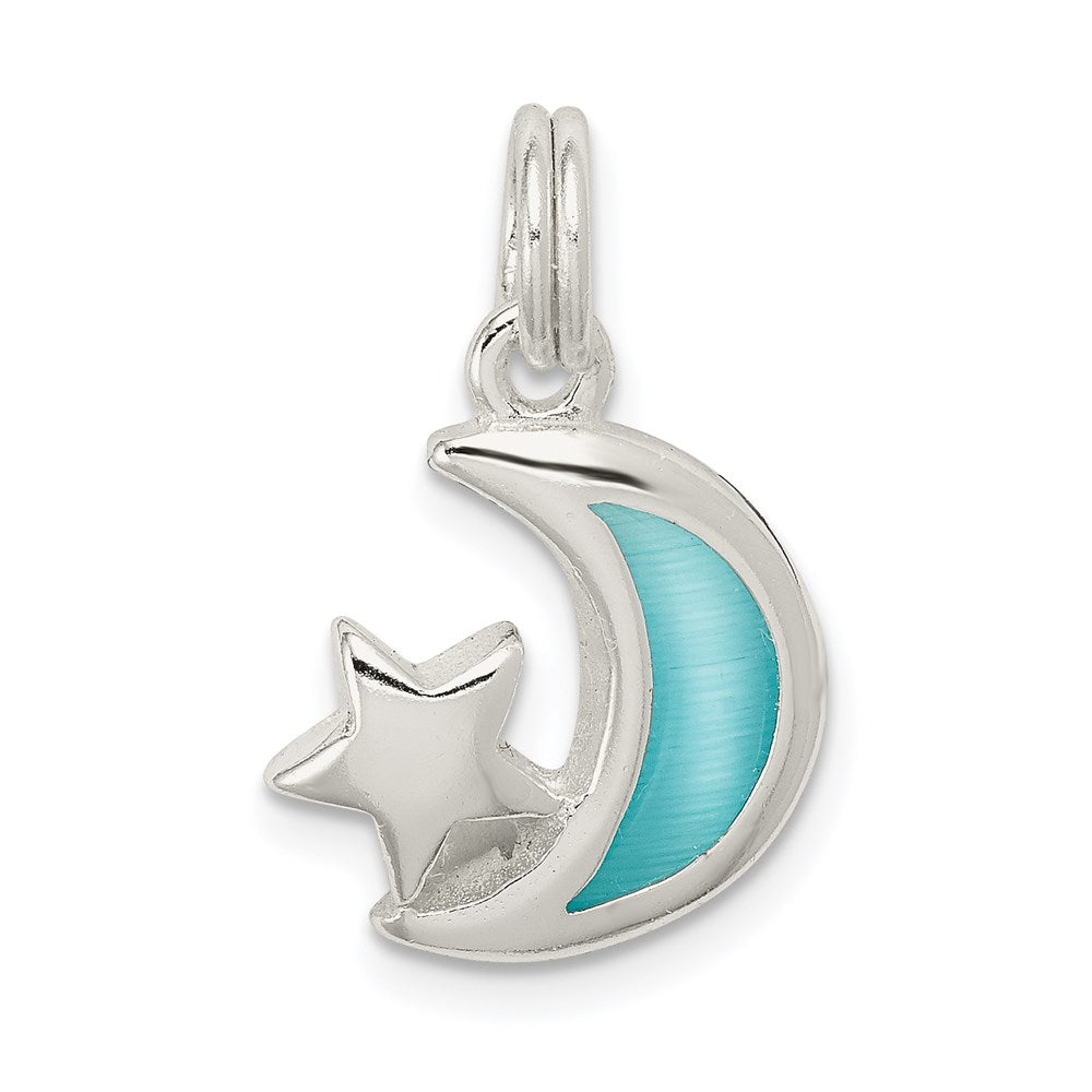 Casted;Polished;Open back;Enamel;Sterling silver