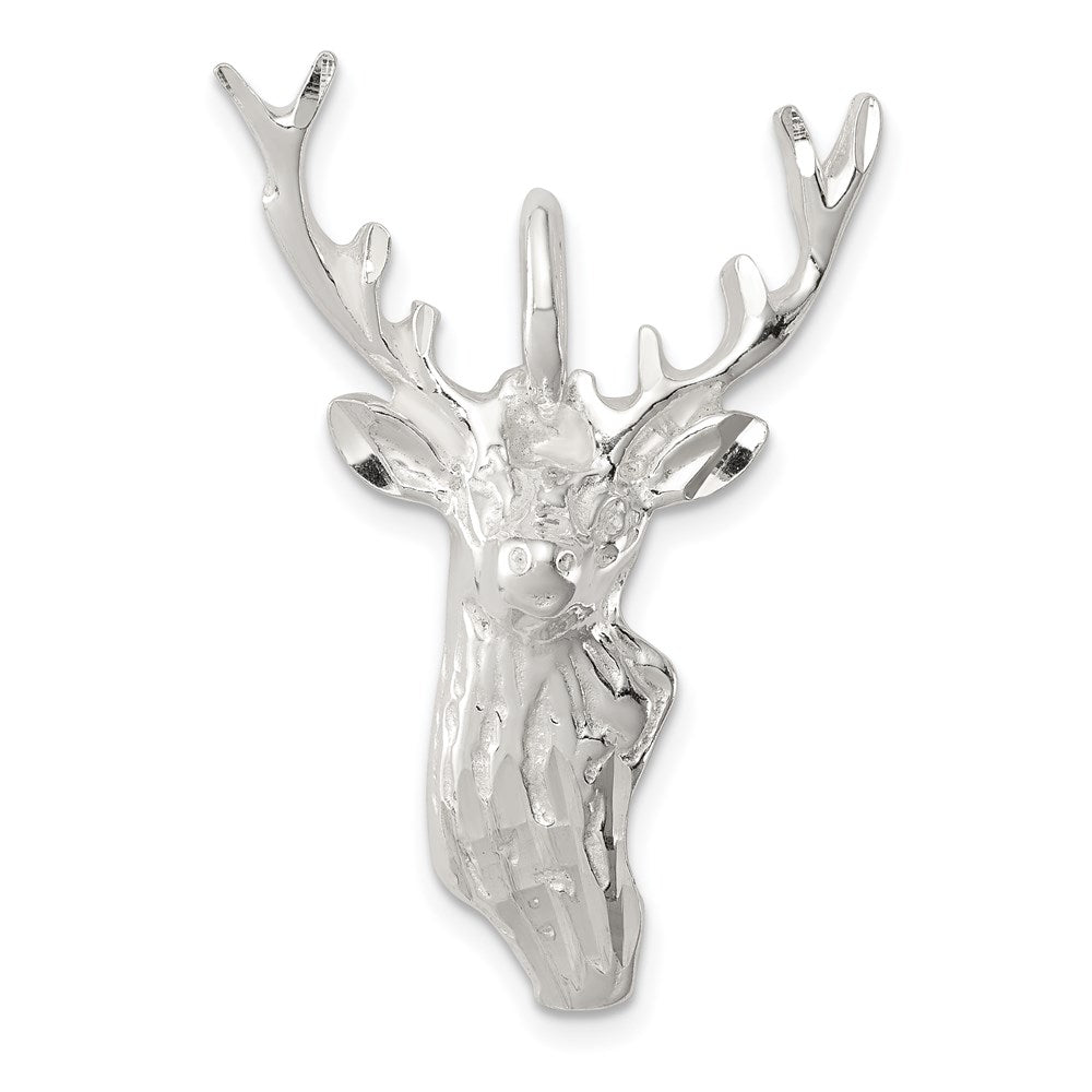 Solid;Casted;Open back;Sterling silver;Diamond Cut
