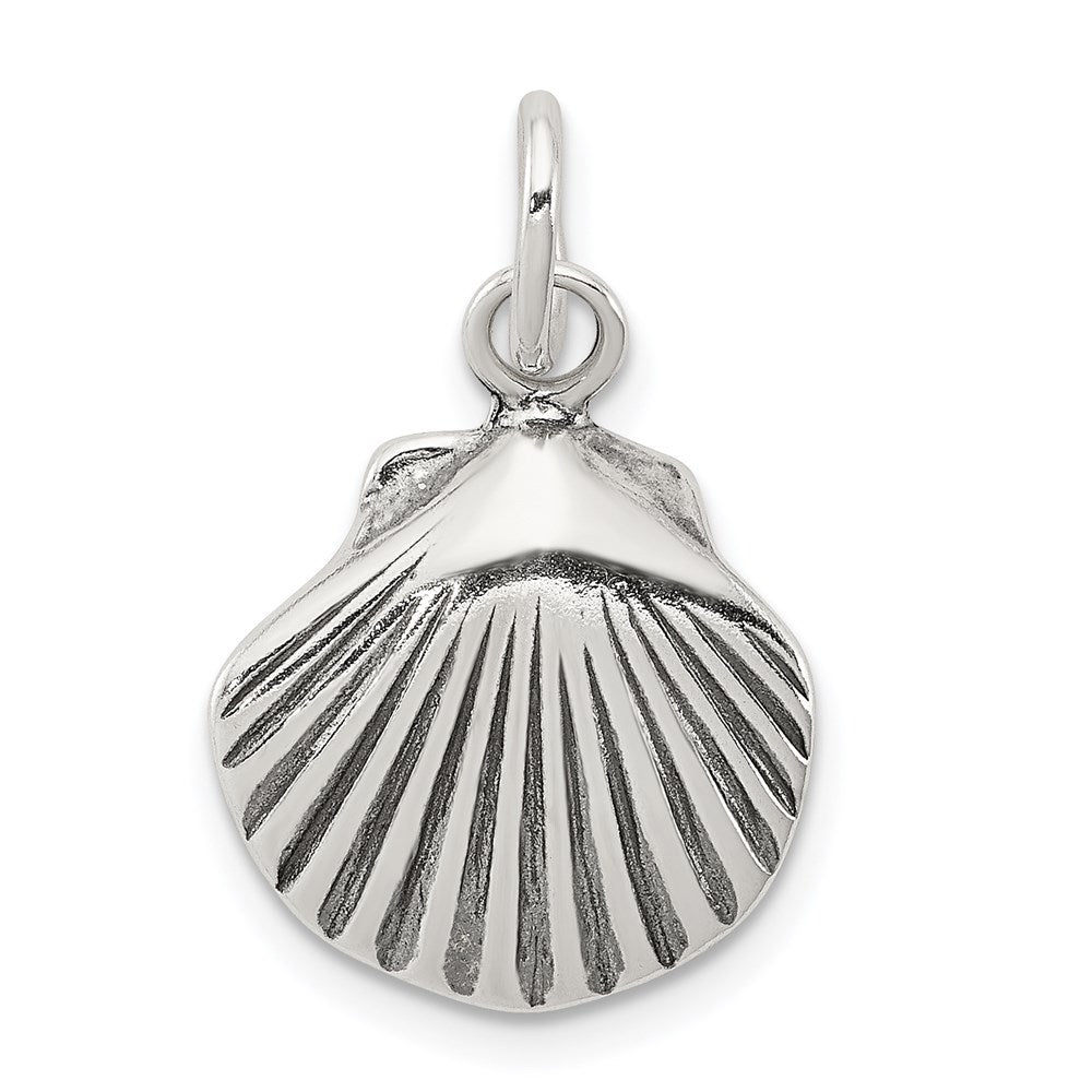 Solid;Polished;Open back;Antique finish;Sterling silver;Fits up to 3mm