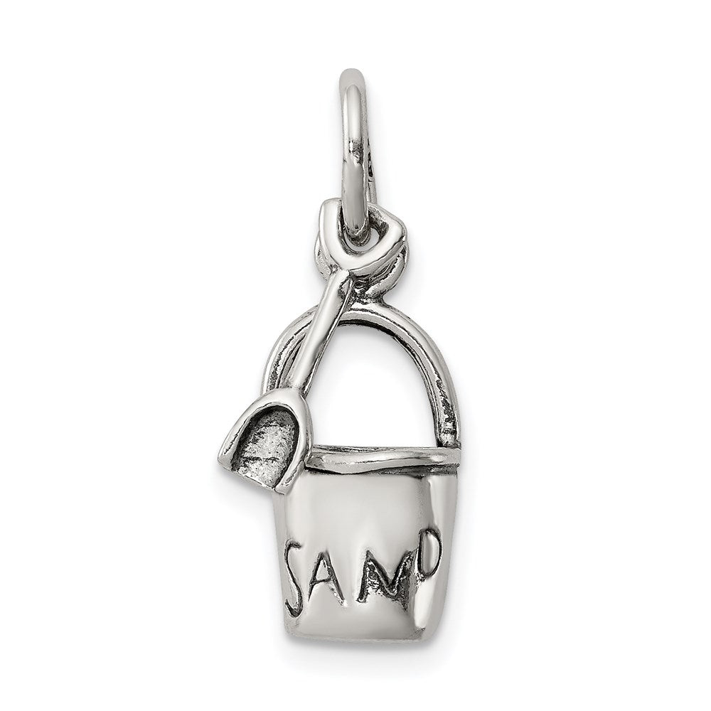 Casted;Polished;3-D;Antique finish;Sterling silver