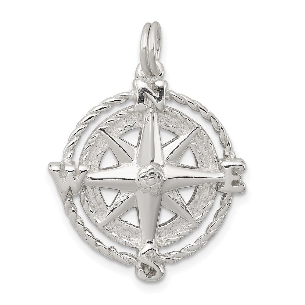 Casted;Polished;Satin;Open back;Sterling silver