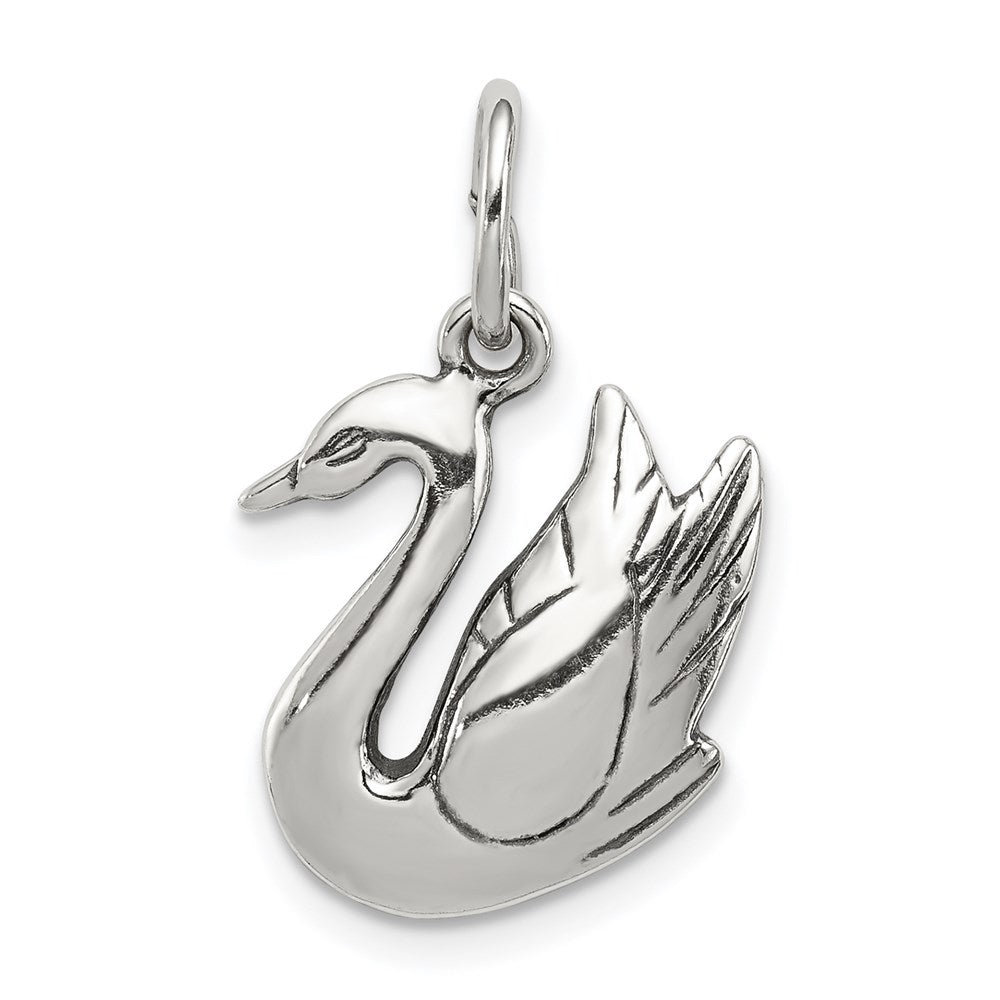 Casted;Polished;Antique finish;Sterling silver;Textured back