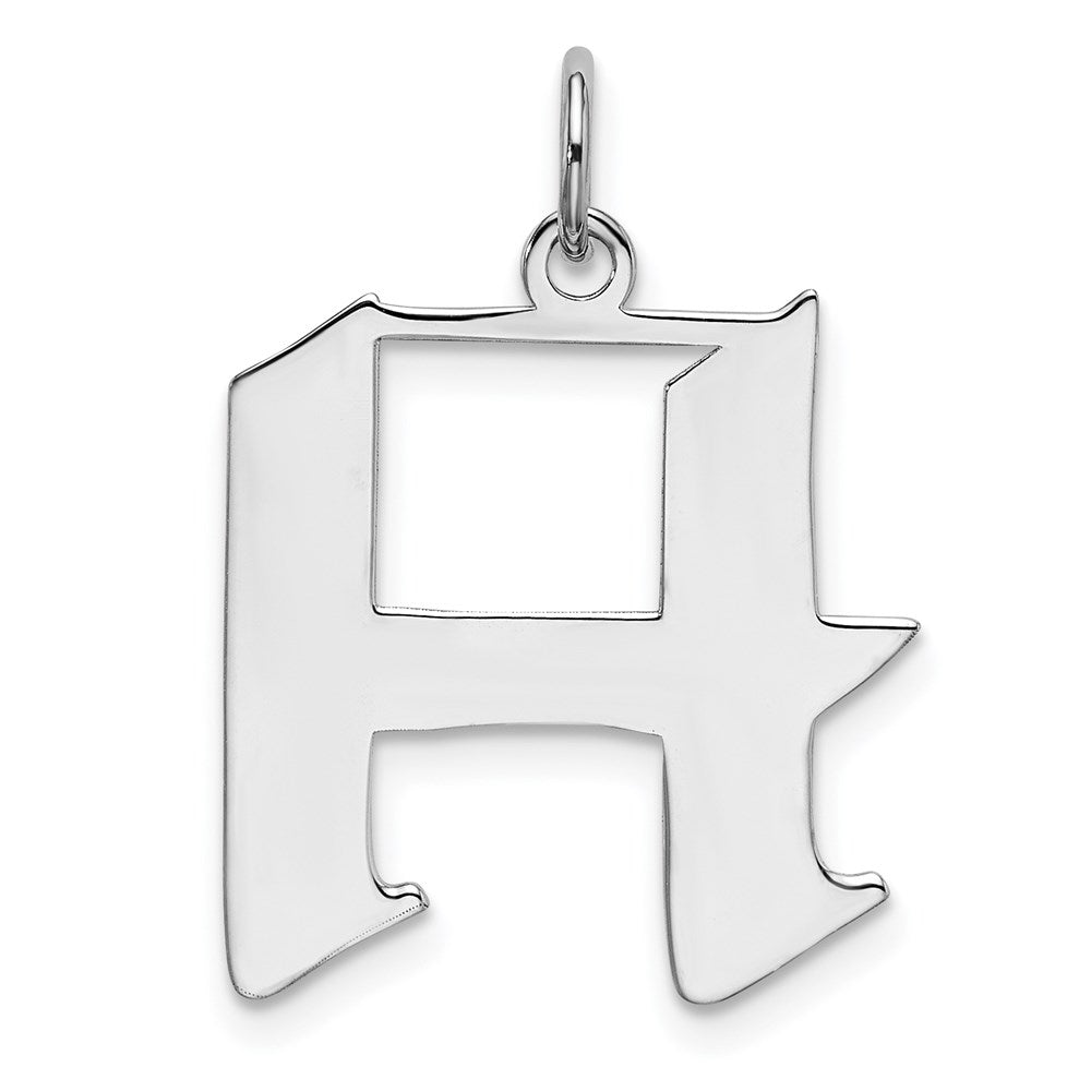 Solid;Casted;Polished;Sterling silver;Fits up to 3mm