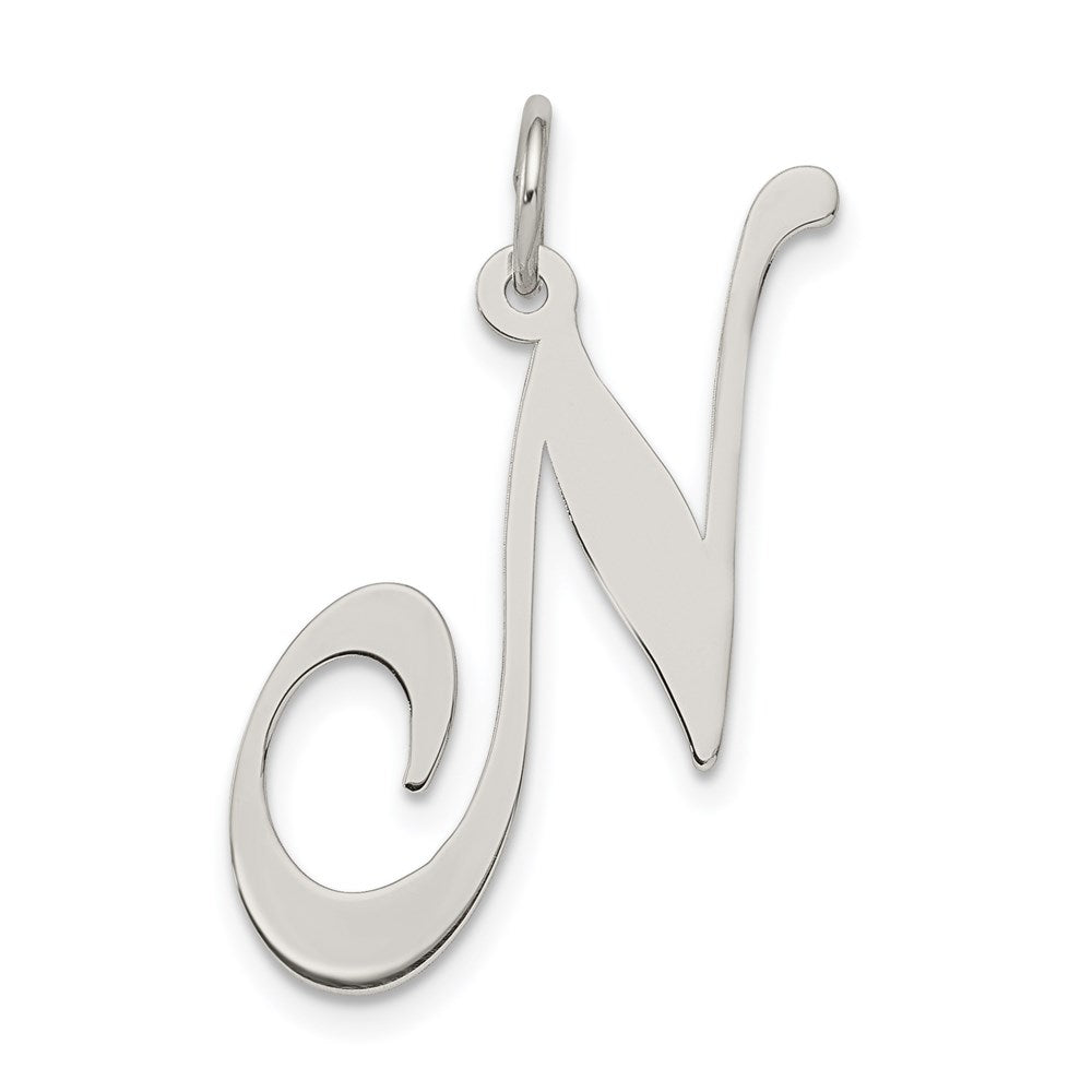 Solid;Casted;Polished;Sterling silver;Fits up to 3mm