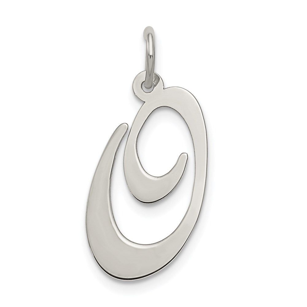 Solid;Casted;Polished;Sterling silver;Fits up to 3mm