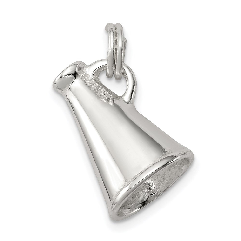 Casted;Polished;3-D;Sterling silver