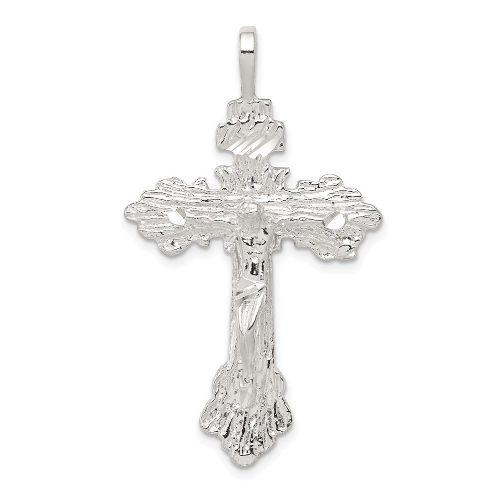 Solid;Casted;Diamond-cut;Polished;Sterling silver