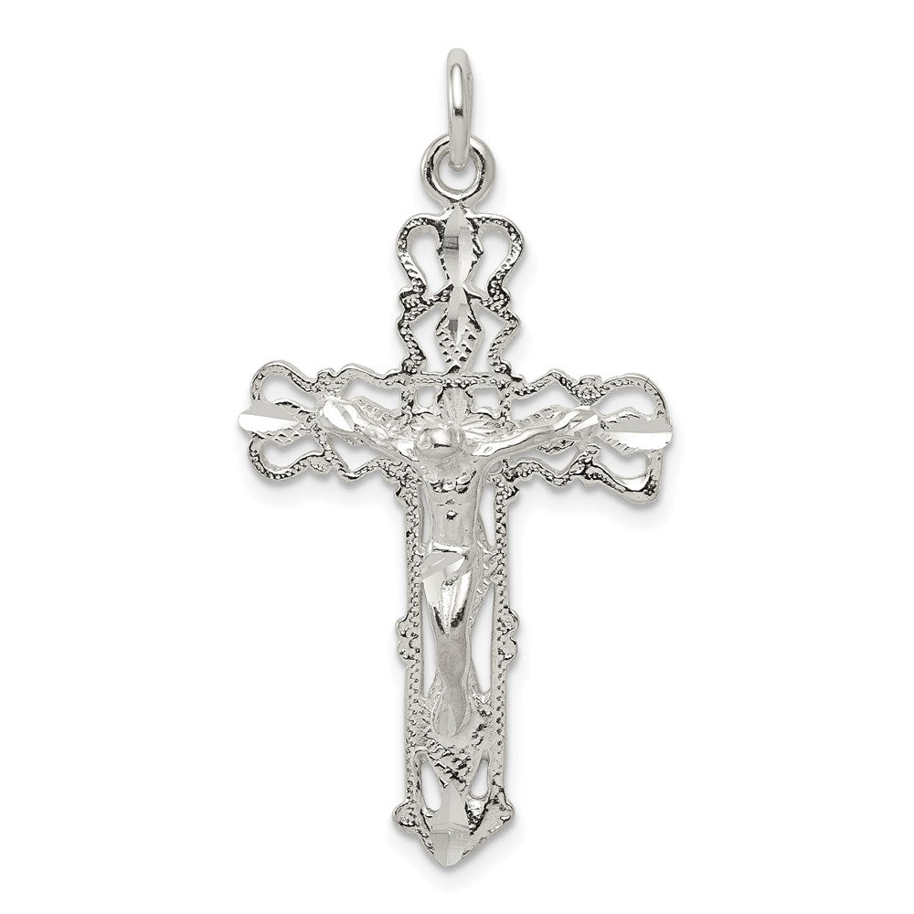 Solid;Casted;Polished;Sterling silver