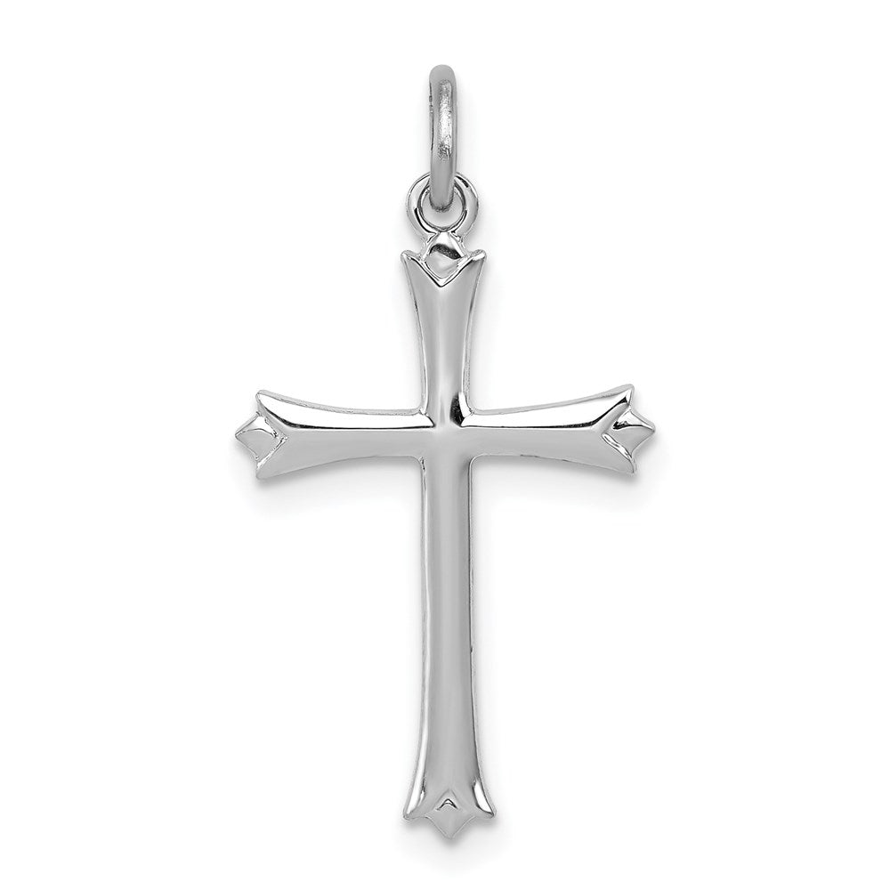 Solid;Polished;Flat back;Sterling silver