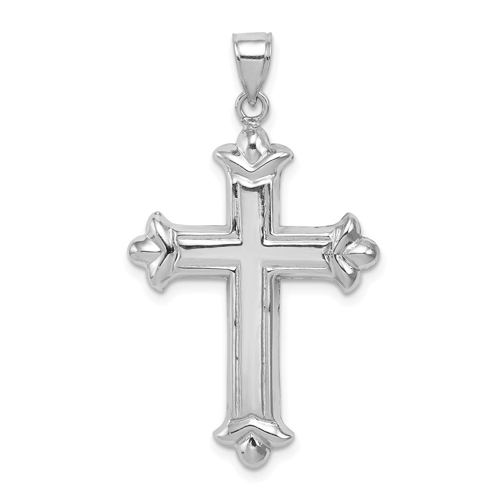 Polished;3-D;Hollow;Sterling silver