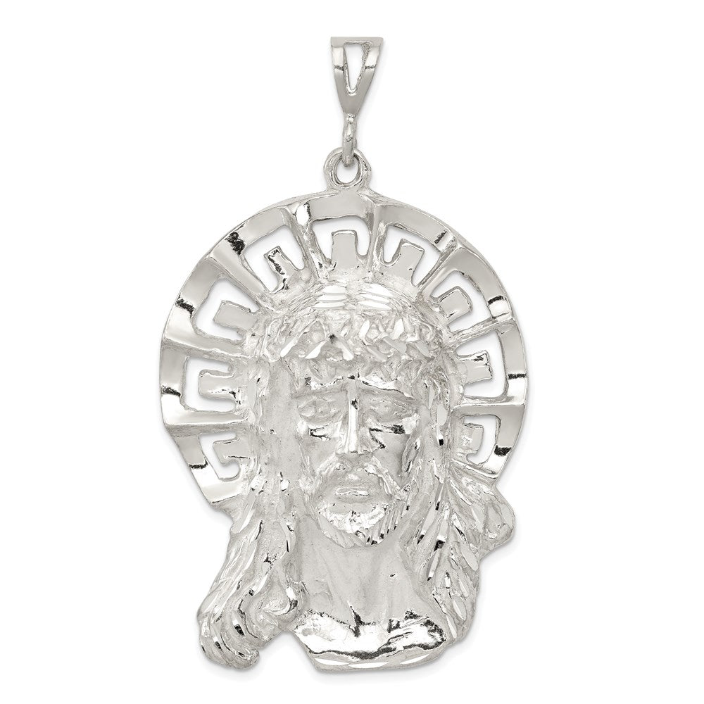 Solid;Casted;Diamond-cut;Polished;Open back;Sterling silver