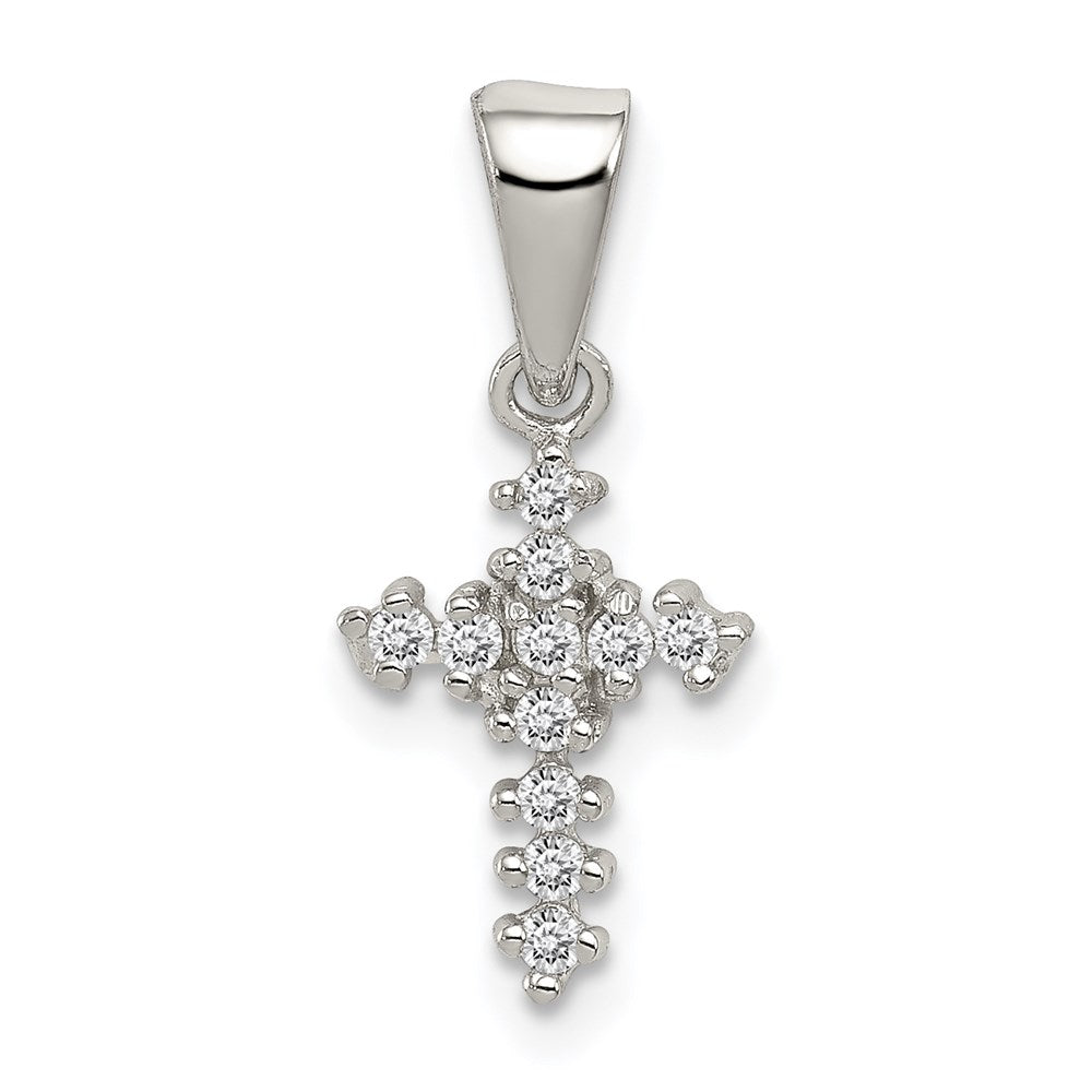 Closed back;Sterling silver;CZ;Prong set