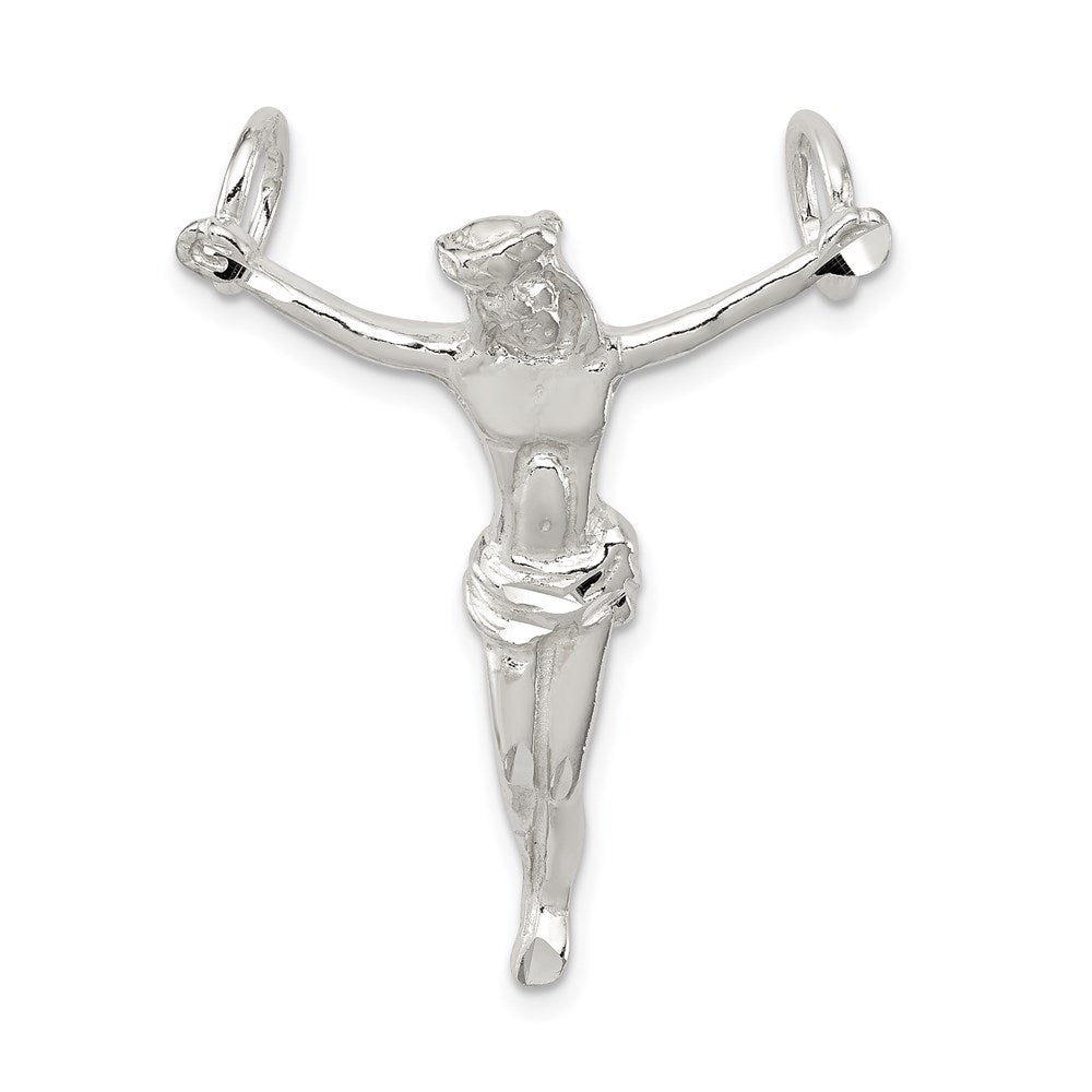Solid;Casted;Diamond-cut;Polished;Open back;Sterling silver