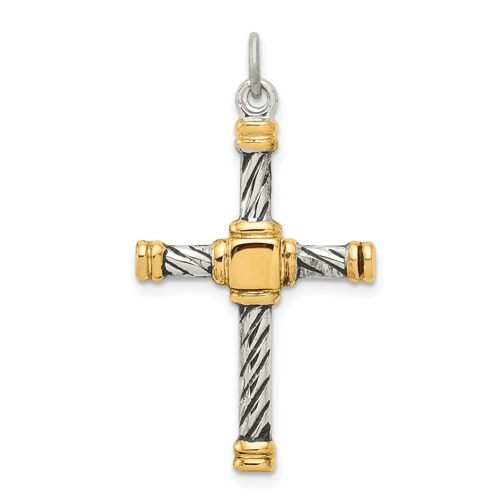 Solid;Polished;Flat back;Antique finish;Polished back;Sterling silver