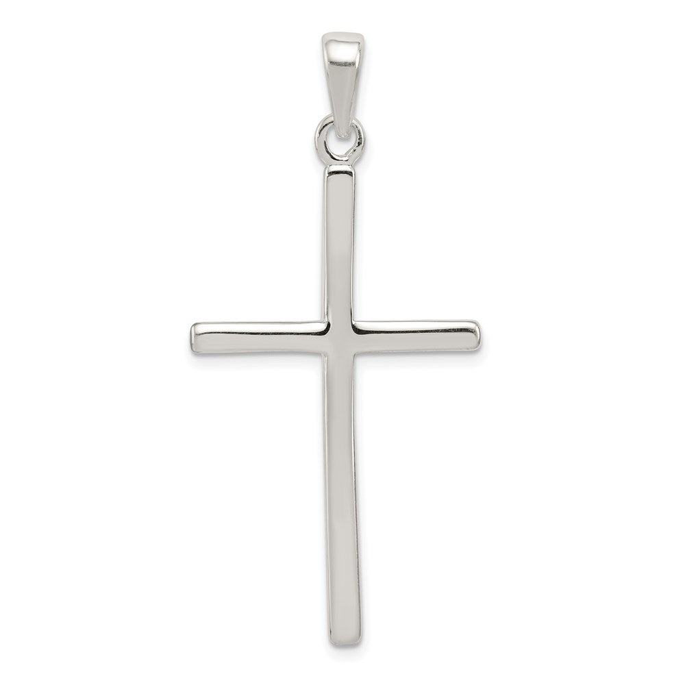 Solid;Polished;Flat back;Sterling silver;Not engraveable