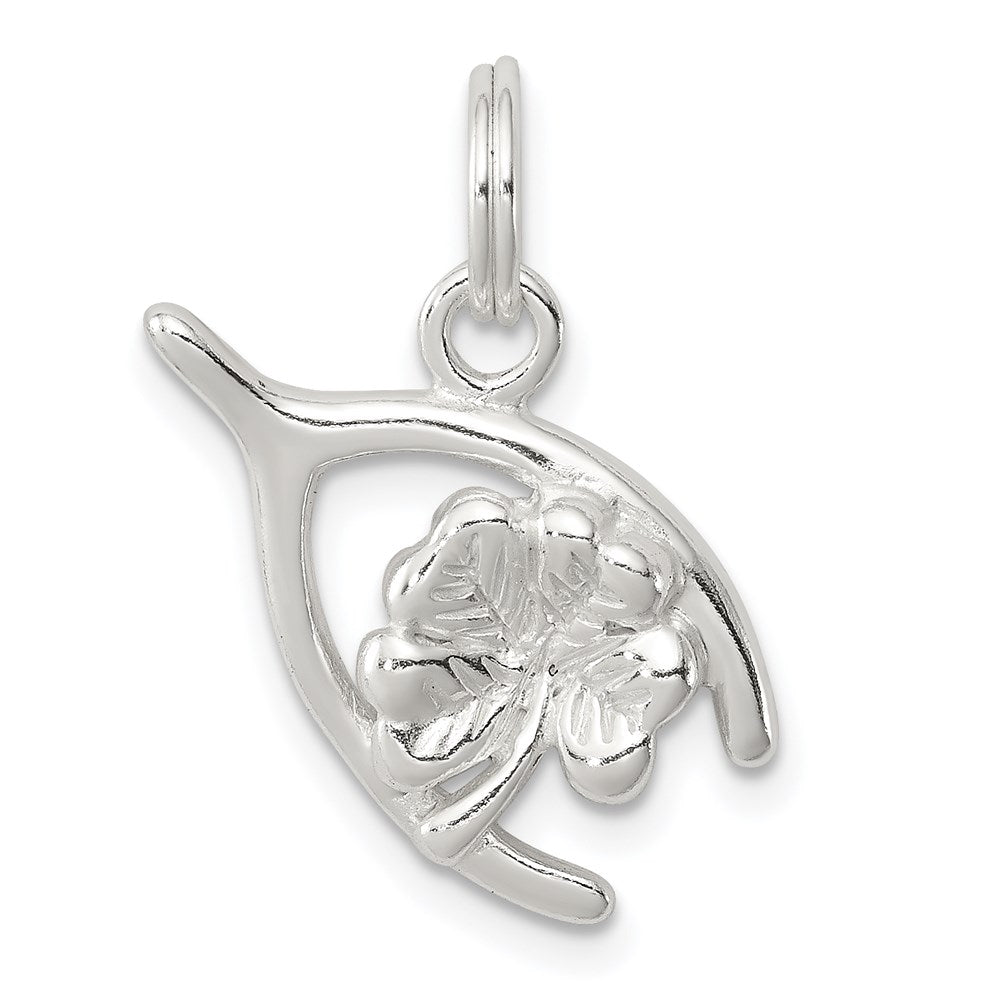 Solid;Polished;Sterling silver;Fits up to 3mm