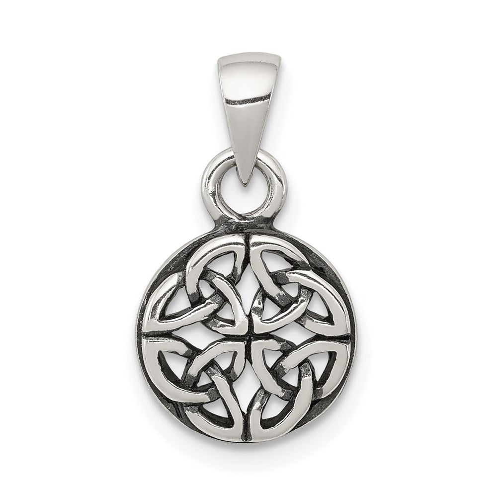 Solid;Polished;Open back;Antique finish;Sterling silver;Fits up to 3mm