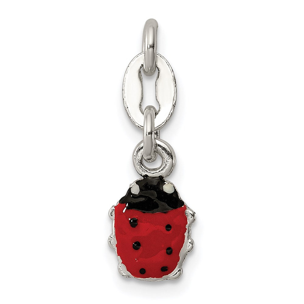 Solid;Polished;Enamel;Sterling silver