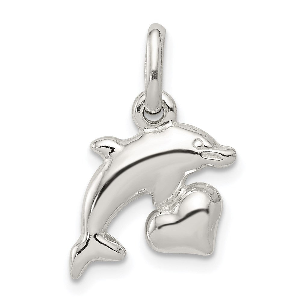 Polished;3-D;Hollow;Sterling silver;Fits up to 3mm