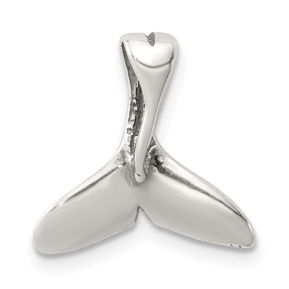 Solid;Polished;Antique finish;Sterling silver;Fits up to 4mm;Hidden bail