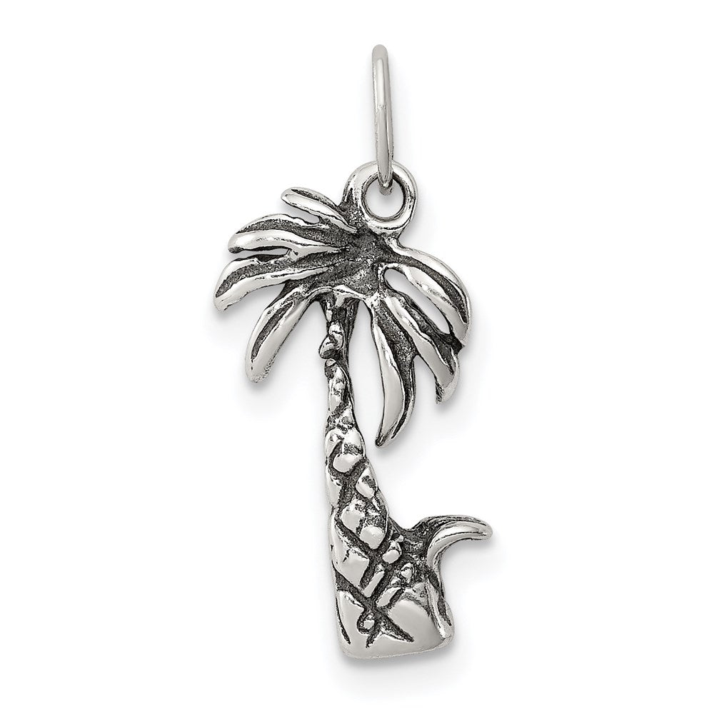 Solid;Polished;3-D;Antique finish;Sterling silver;Textured