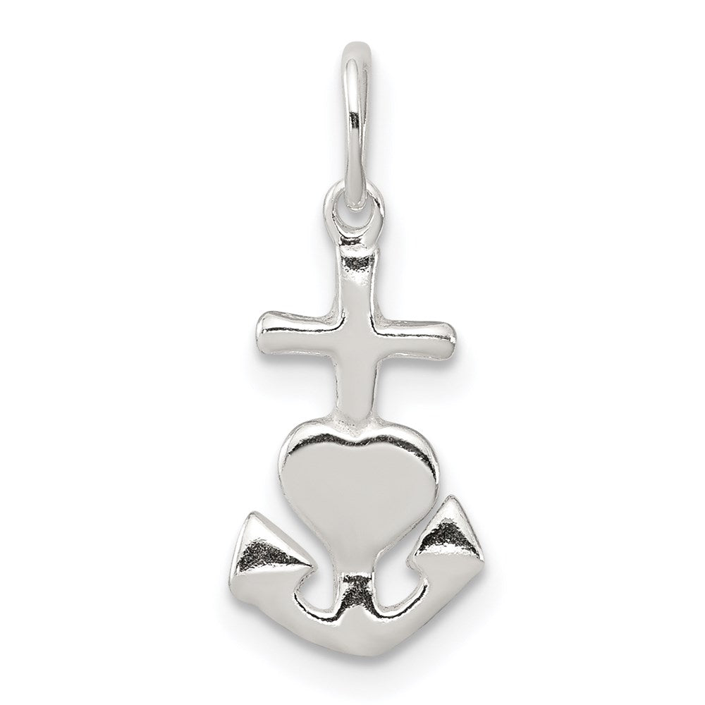 Solid;Casted;Polished;Sterling silver
