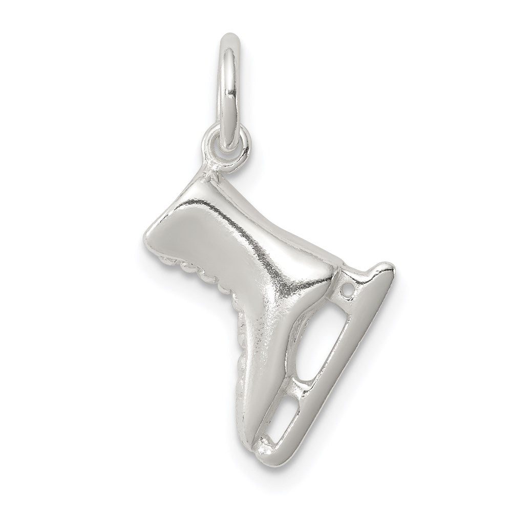 Casted;Polished;3-D;Sterling silver