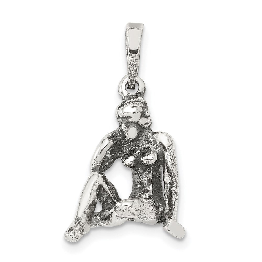 Antique finish;Sterling silver;Fits up to 4mm