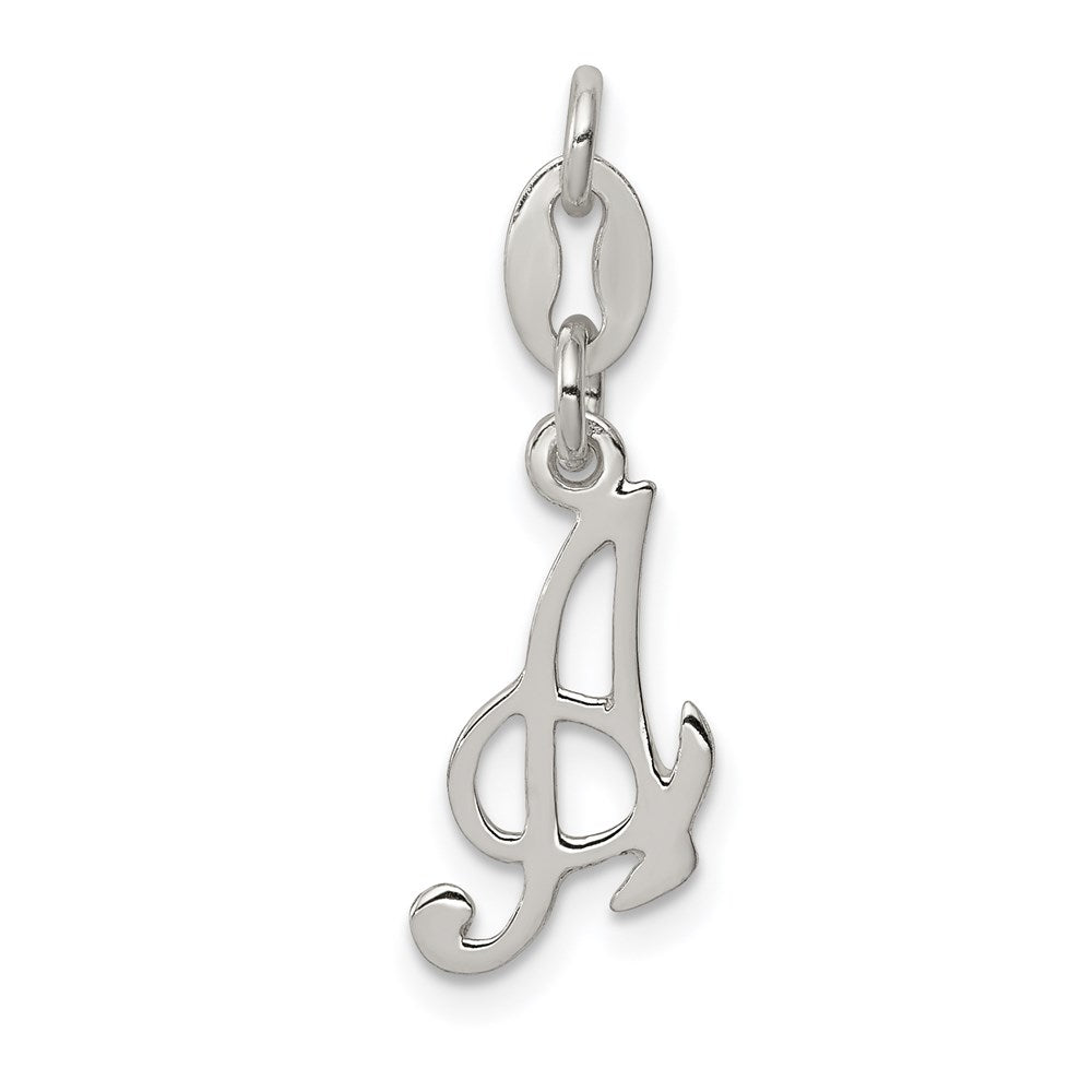 Solid;Casted;Polished;Sterling silver;Chain slide