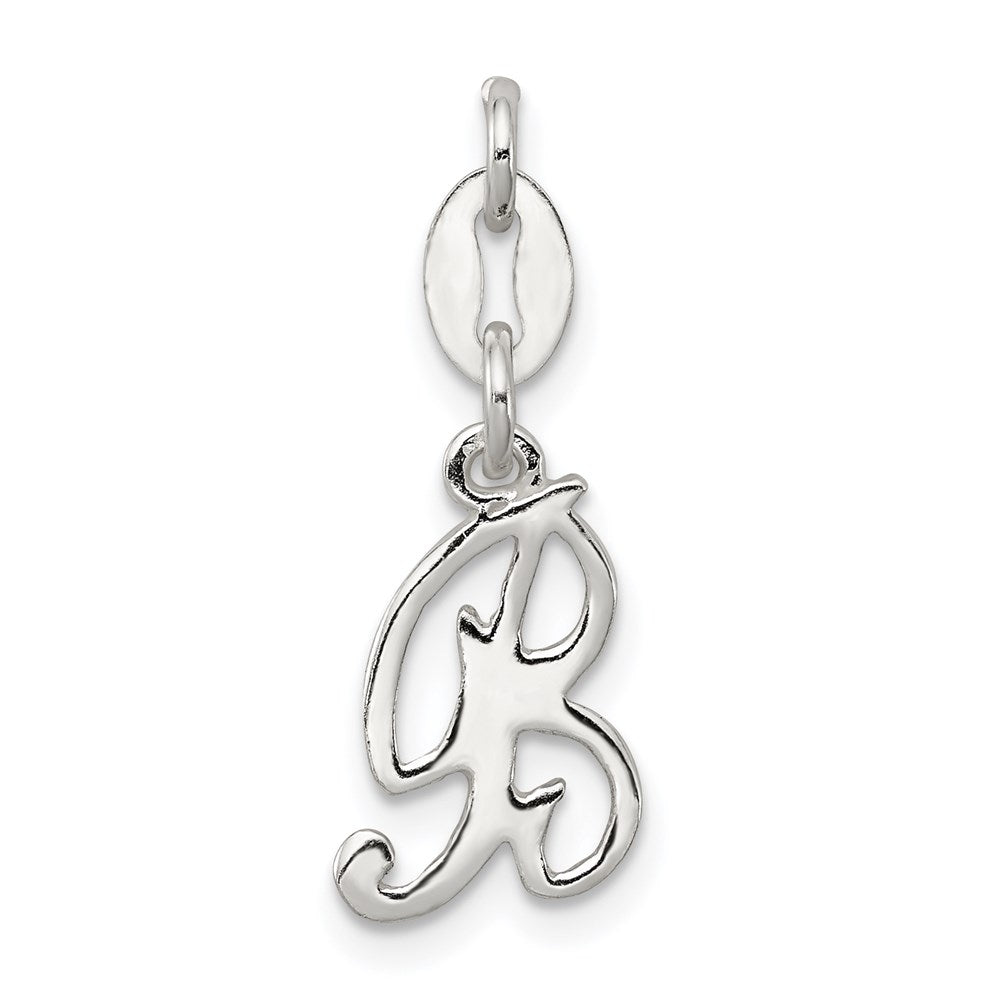 Solid;Casted;Polished;Sterling silver;Chain slide