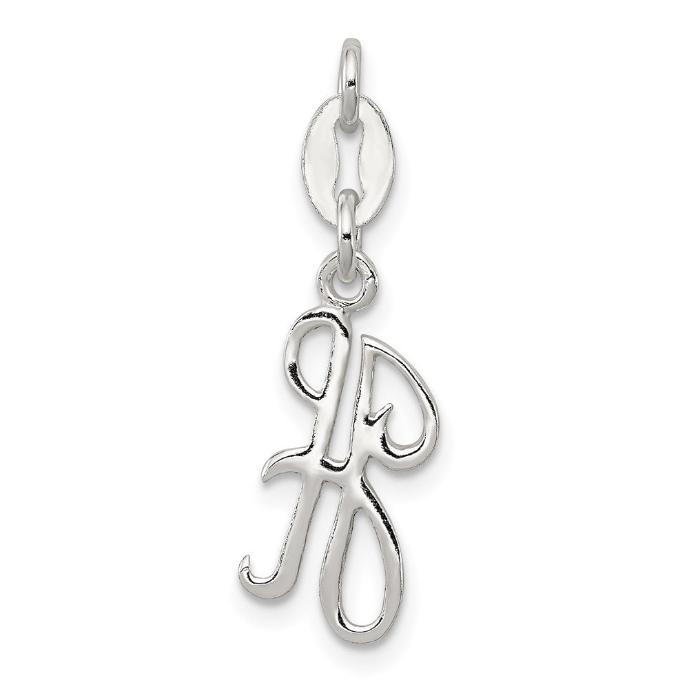 Solid;Casted;Polished;Sterling silver;Chain slide