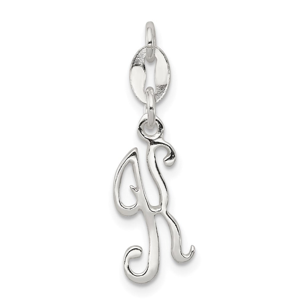 Solid;Casted;Polished;Sterling silver;Chain slide