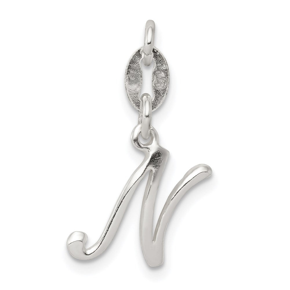 Solid;Casted;Polished;Sterling silver;Chain slide