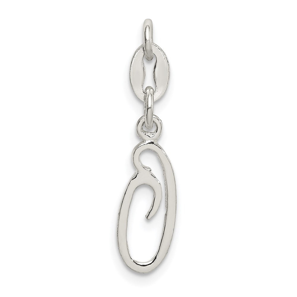 Solid;Casted;Polished;Sterling silver;Chain slide
