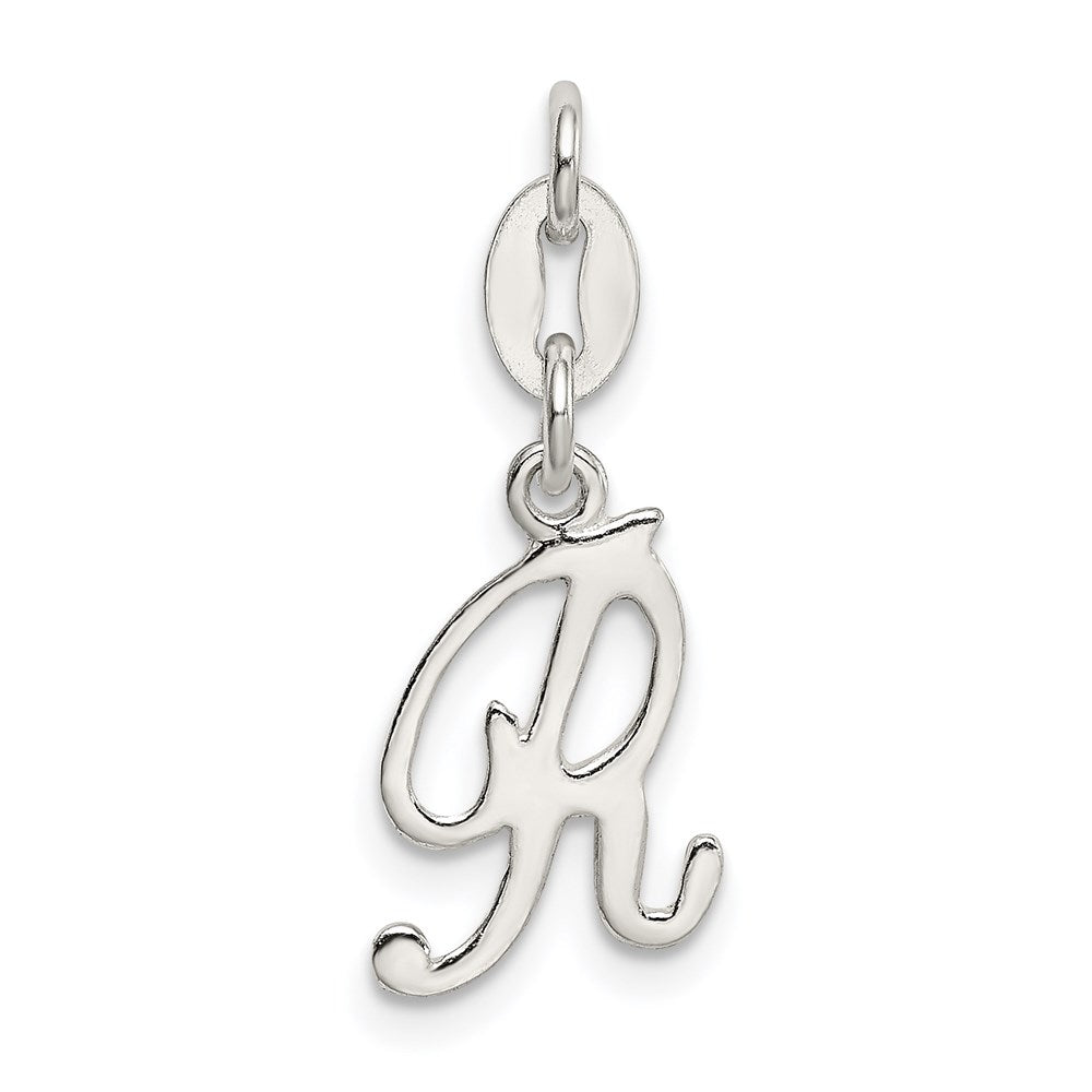 Solid;Casted;Polished;Sterling silver;Chain slide