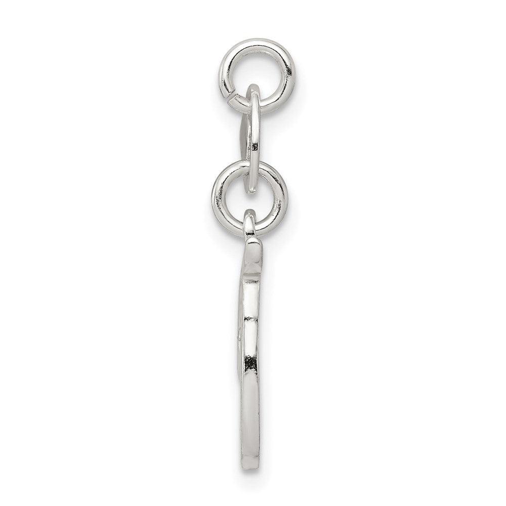 Sterling Silver Letter T Initial Charm