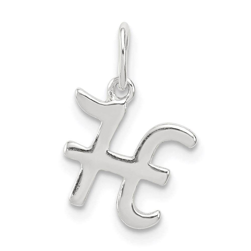 Solid;Casted;Polished;Sterling silver;Chain slide