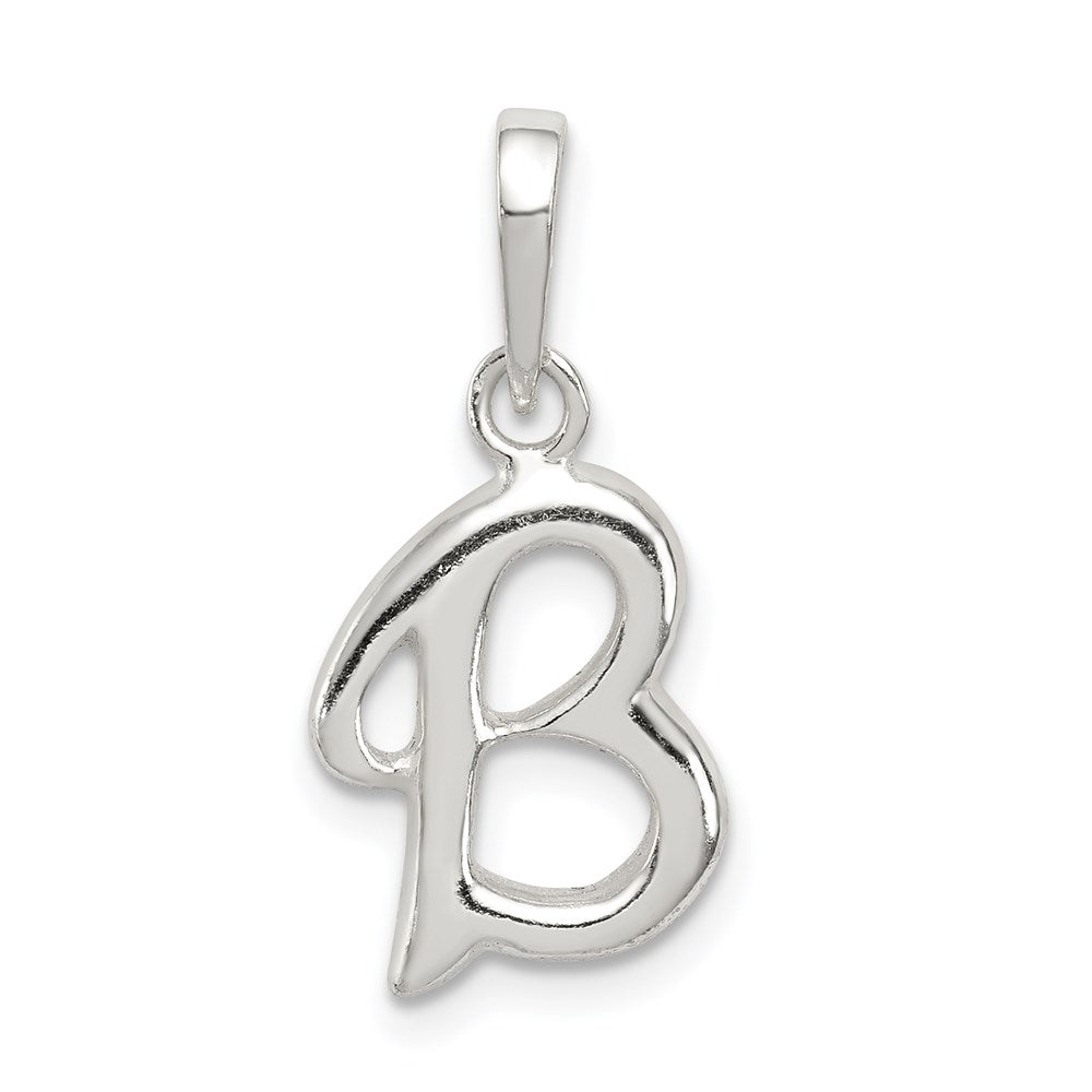 Solid;Casted;Polished;Sterling silver;Fits up to 4mm