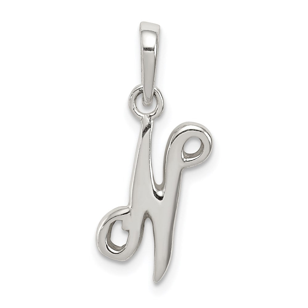 Solid;Casted;Polished;Sterling silver;Fits up to 4mm